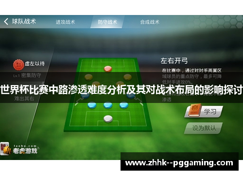 世界杯比赛中路渗透难度分析及其对战术布局的影响探讨